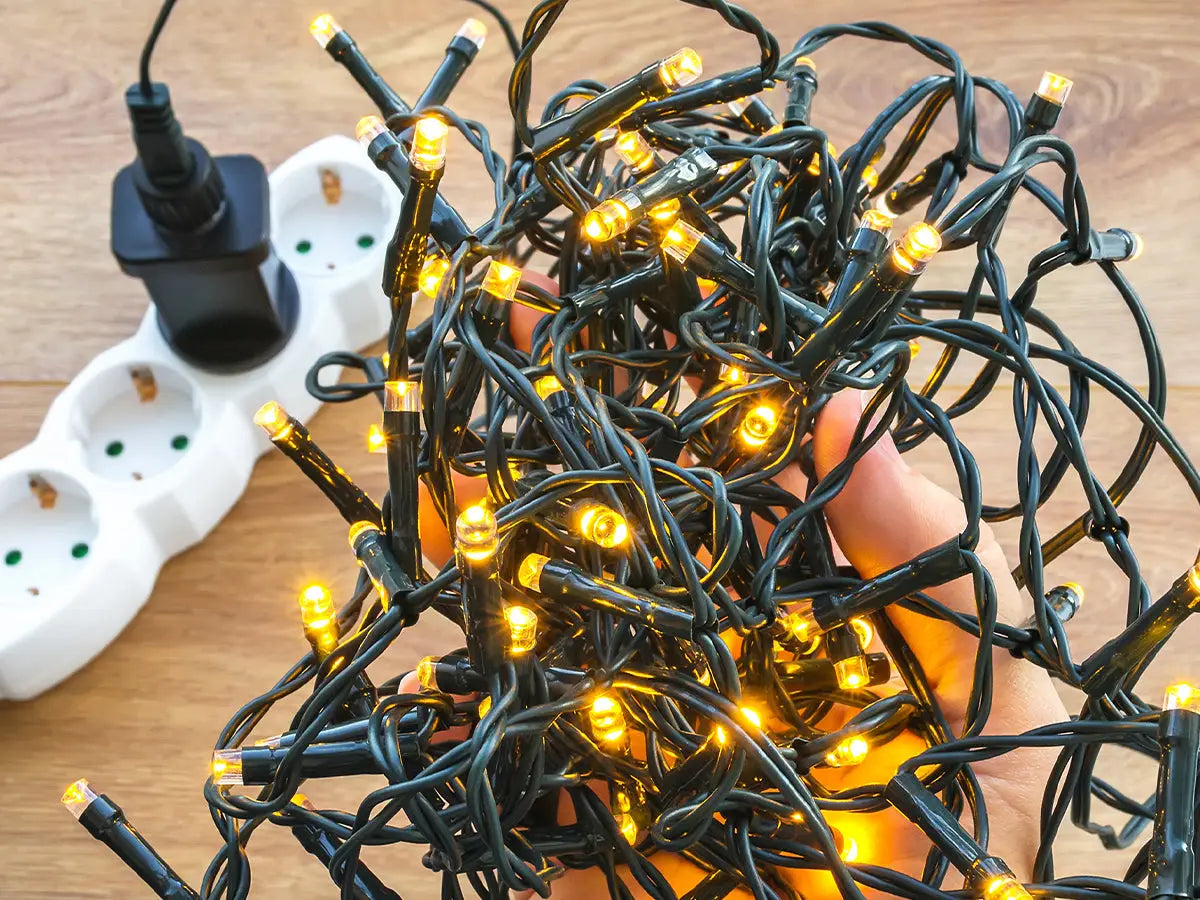 Prise de courant pour lumières de Noël