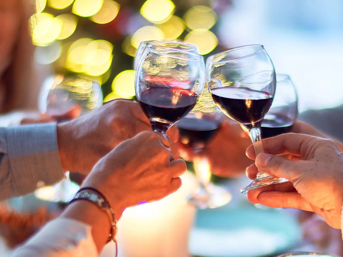 Fête de fin d'année entre amis