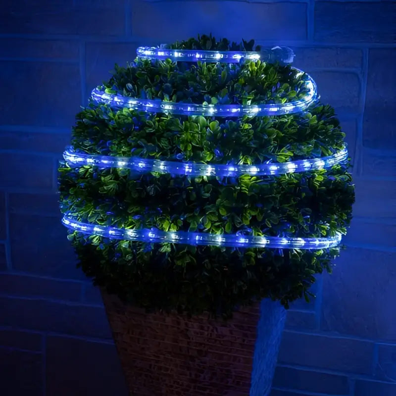 150’ Blue and Cool White LED Rope Light 2 Wire 1/2’’ 120 Volt - Christmas Lights
