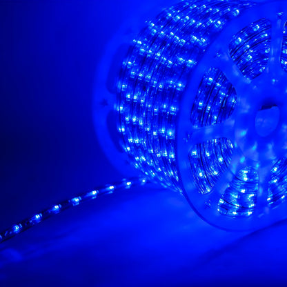150’ Blue LED Rope Light 2 Wire 1/2’’ 120 Volt - Christmas Lights