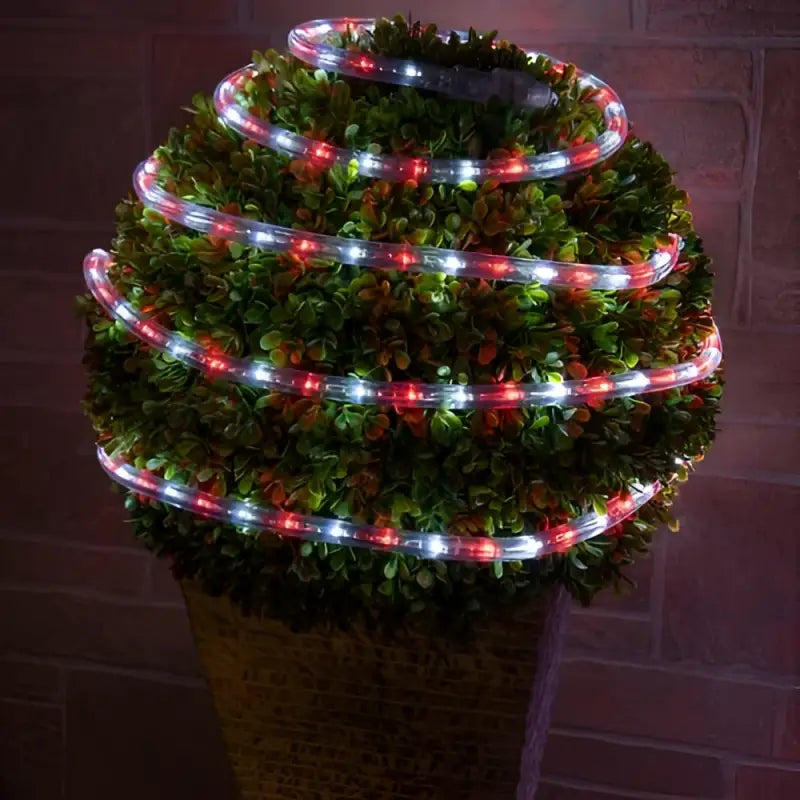 150’ Cool White and Red LED Rope Light 2 Wire 1/2’’ 120 Volt - Christmas Lights