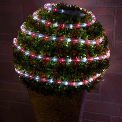 150’ Cool White and Red LED Rope Light 2 Wire 1/2’’ 120 Volt - Christmas Lights