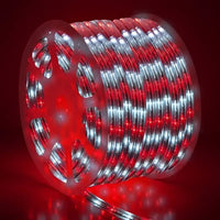 150' Cool White and Red LED Rope Light, 2 Wire 1/2", 120 Volt