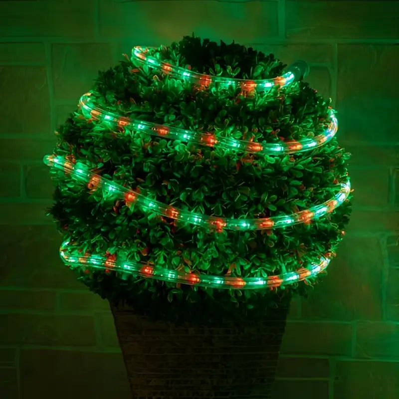 150’ Green and Red LED Rope Light 2 Wire 1/2’’ 120 Volt - Christmas Lights