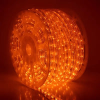 150' Orange LED Rope Light, 2 Wire 1/2", 120 Volt
