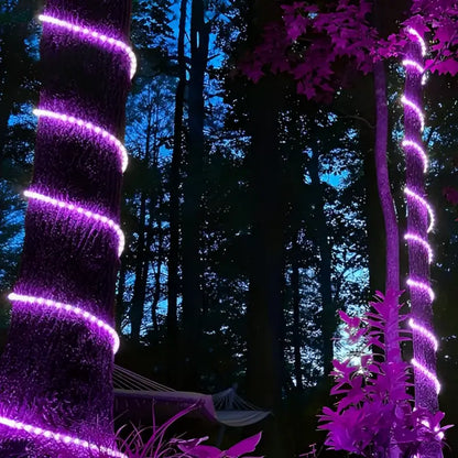 150’ Purple LED Rope Light 2 Wire 1/2’’ 120 Volt - Christmas Lights