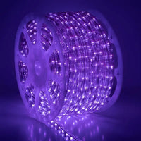 150' Purple LED Rope Light, 2 Wire 1/2", 120 Volt
