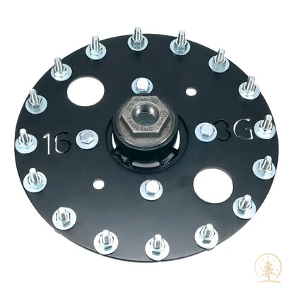 16 Peg Hook Head Screw On Tree Topper/Hook Head with Star Mount Adaptor for 1.5’’ Pipe/Pole - Christmas Light
