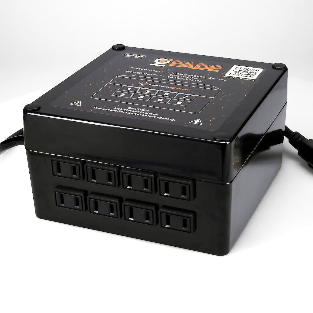 GFade - 8 Channel Fully Programmable Christmas Light Chase Controller - Now w/ GFade Sync!