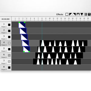 GFade - 8 Channel Fully Programmable Christmas Light Chase Controller - Now w/ GFade Sync!