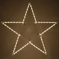 48" Warm White LED Folding Star