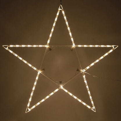 48" Warm White LED Folding Star
