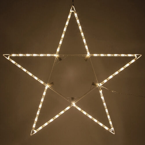 48" Warm White LED Folding Star