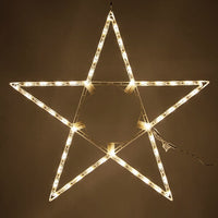 32" Warm White LED Folding Star