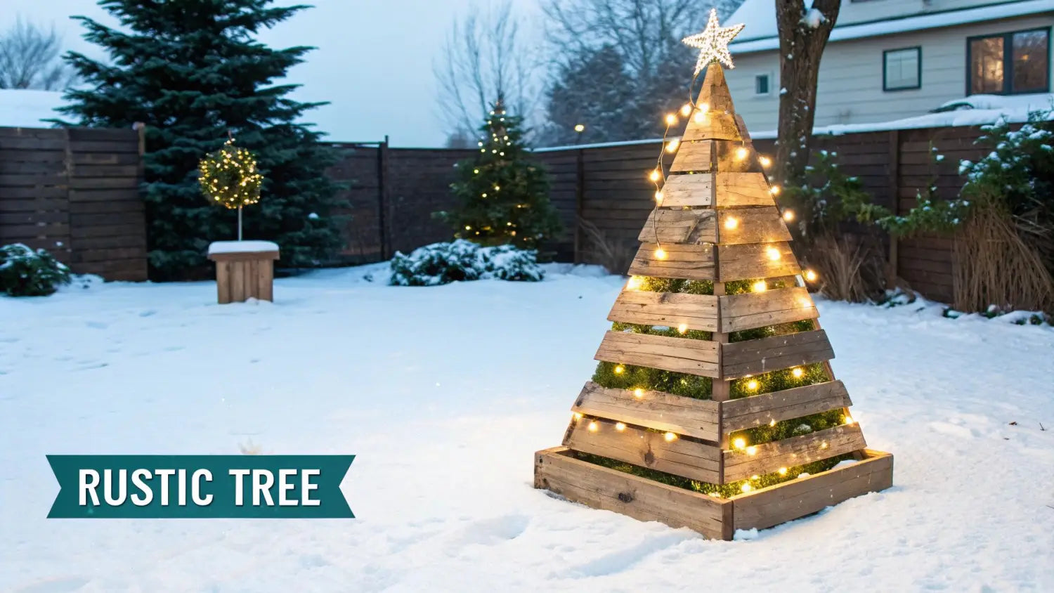 Sapins de Noël en bois de palette