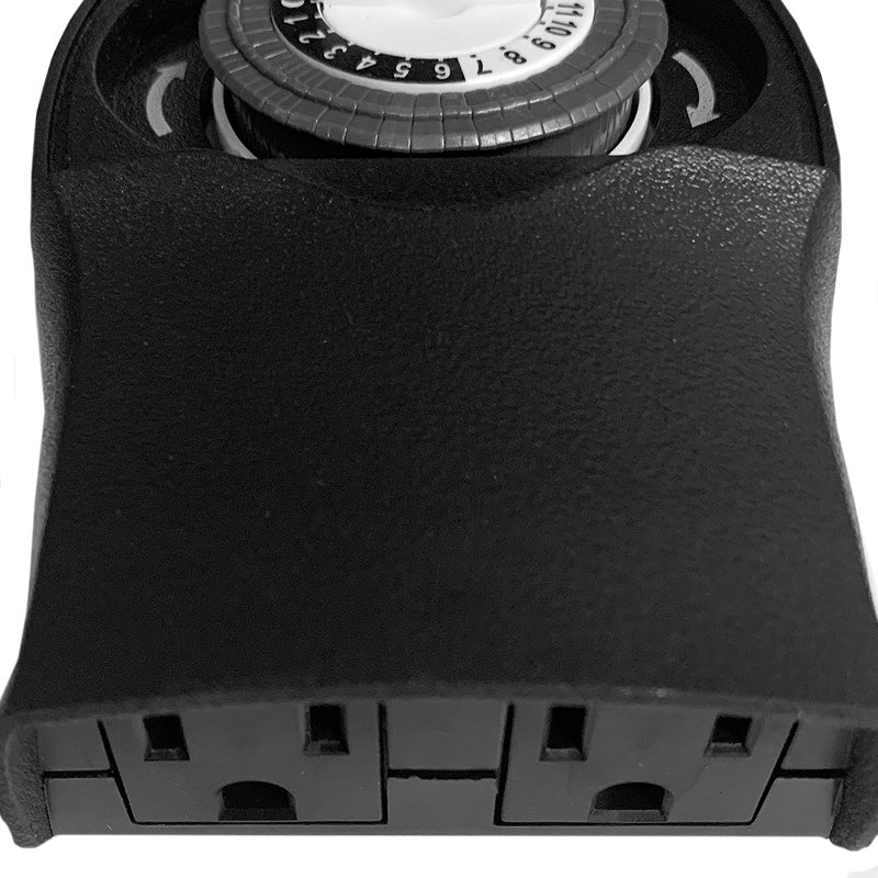 2 Outlet 15 Amp Outdoor Timer - Christmas Light Installation Accessories