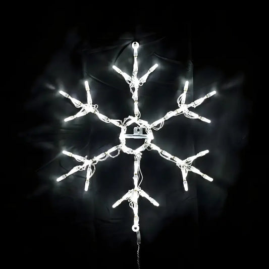 24’’ Avondale Design Snowflake - Designer Series Display - Wireframes Displays and Yard Art