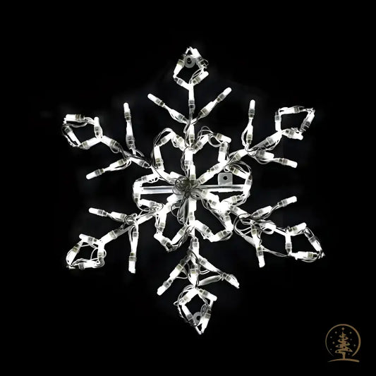24’’ Carmenza Design Snowflake - Designer Series Display - Wireframes Displays and Yard Art