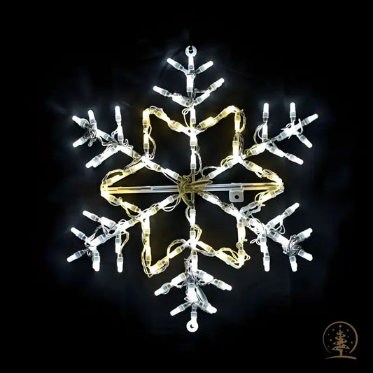 24’’ Devonshire Design Snowflake - Designer Series Display - Wireframes Displays and Yard Art
