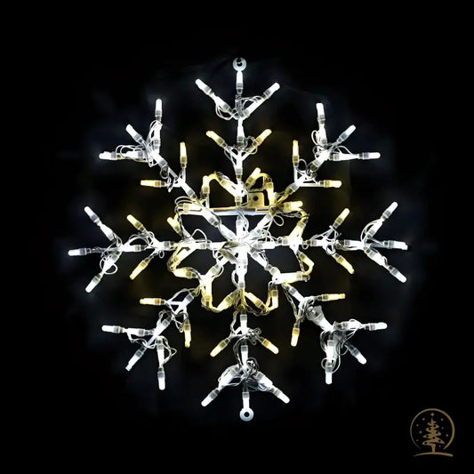 24’’ Evanston Design Snowflake - Designer Series Display - Wireframes Displays and Yard Art