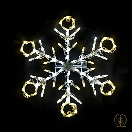 24’’ Forenza Design Snowflake - Designer Series Display - Wireframes Displays and Yard Art