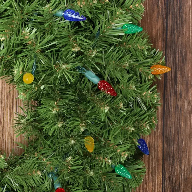 35 C6 Multicolor LED Christmas Lights 4’’ Spacing - Christmas Lights