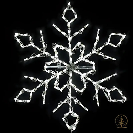 36’’ Carmenza Design Snowflake - Designer Series Display - Wireframes Displays and Yard Art