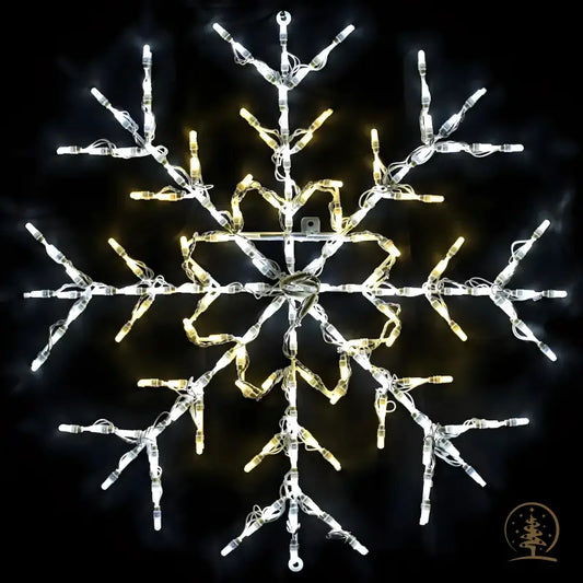 36’’ Evanston Design Snowflake - Designer Series Display - Wireframes Displays and Yard Art