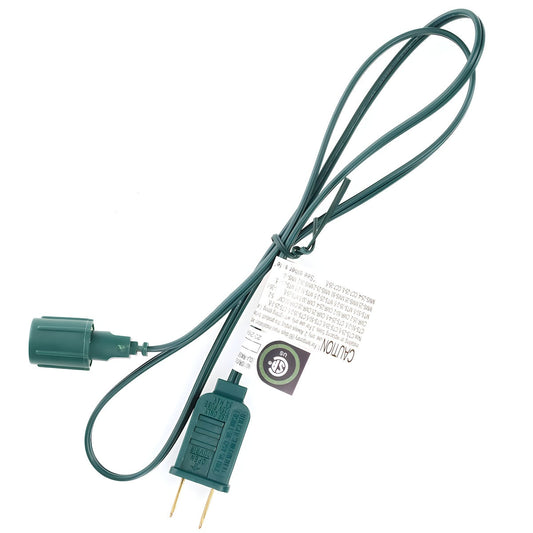 36 in Green Male Plug for Commercial Co-Axial LED Strings Green - Christmas Lights