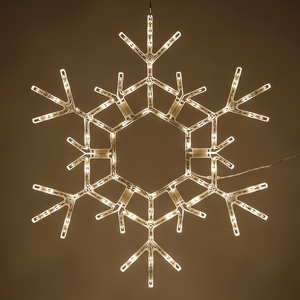 36" LED Folding Snowflake, Warm White Christmas Decorations Wintergreen Corporation