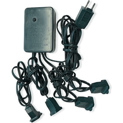 4 Channel 8 Function Chase Controller With Push Button - The Christmas Light Emporium