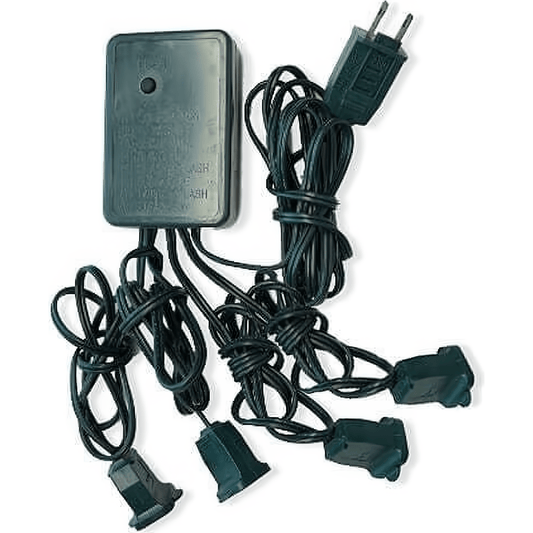 4 Channel 8 Function Chase Controller With Push Button - The Christmas Light Emporium