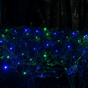 4' x 6' Blue and Green 5mm LED Christmas SofTwinkle Net Lights Christmas Lights Wintergreen Corporation