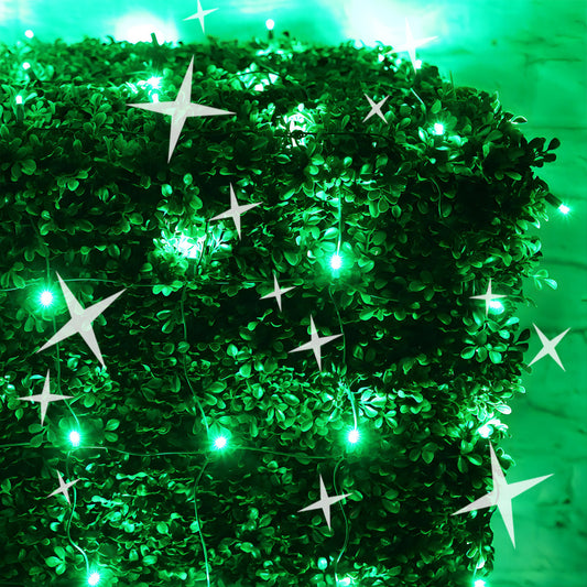 4’ x 6’ Green 5mm LED Smooth Fade DreamSpark Net Lights - Christmas Lights