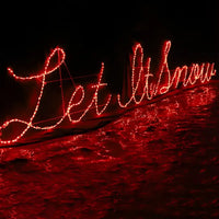 4ft Let It Snow w/ RGB Lights — RGB Designer Series Display [CLOSEOUT]
