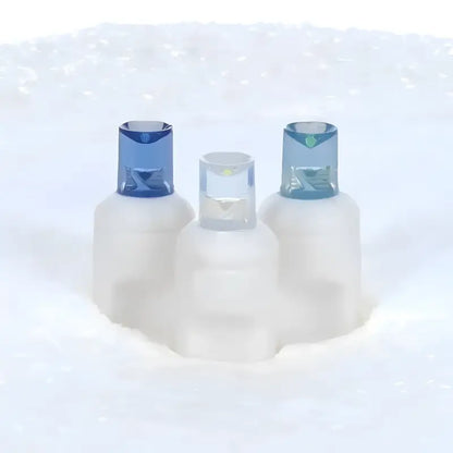 50 5mm ColorSplash Arctic Blue Cool White Teal LED Christmas Lights 6’’ Spacing White Wire Christmas Lights