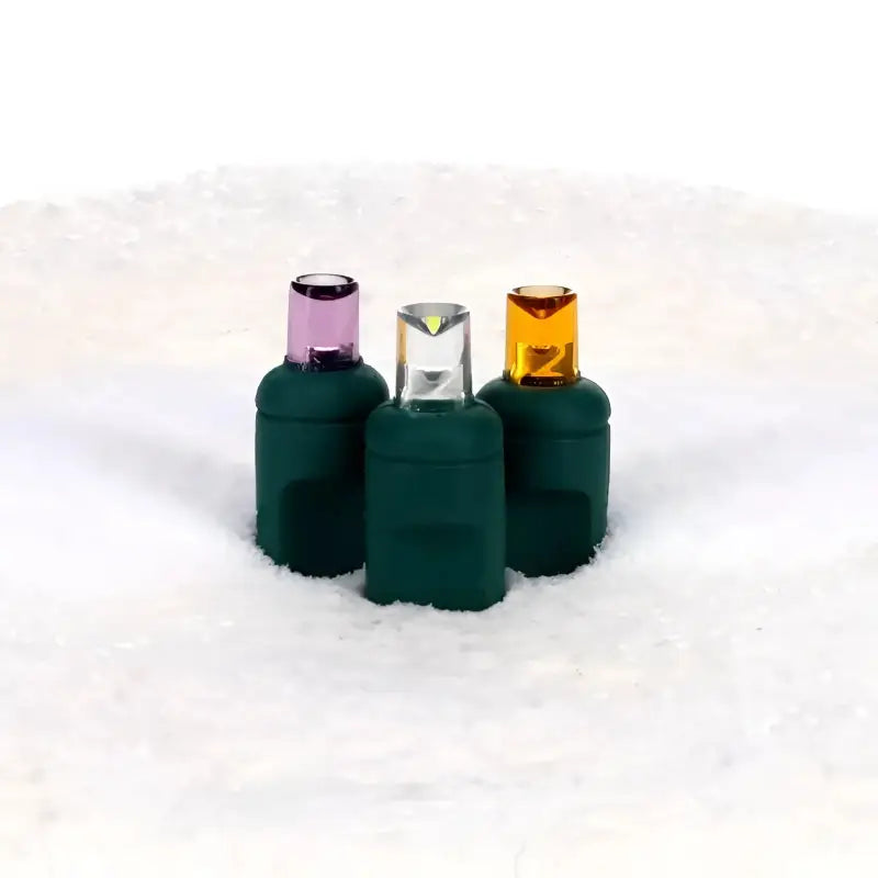 50 5mm ColorSplash Halloween Purple Cool White Orange LED Christmas Lights 6’’ Spacing - Christmas Lights