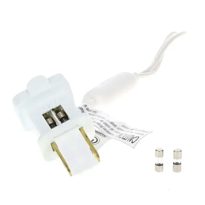 50 5mm Warm White QuadSpark Strobing/Static LED Strobe Lights 6’’ Spacing White Wire Christmas Lights