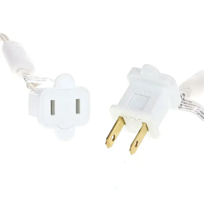50 5mm Warm White QuadSpark Strobing/Static LED Strobe Lights 6’’ Spacing White Wire Christmas Lights