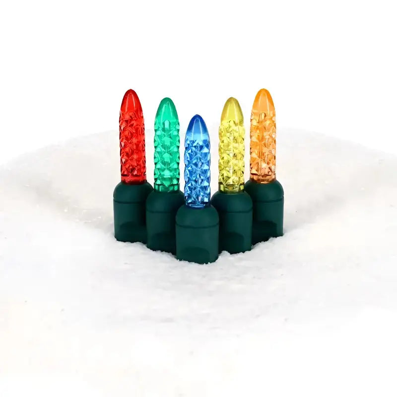 50 Multicolor LED Christmas Lights 4’’ Spacing - Christmas Lights