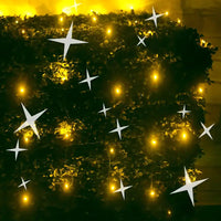 5mm 4' x 6' Gold DreamSpark® Smooth Fade LED Net Lights, Green Wire