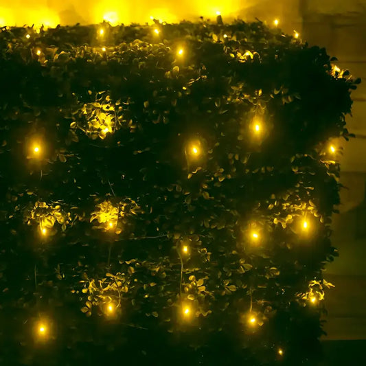 5mm 4’ x 6’ Gold LED Net Lights Christmas Lights