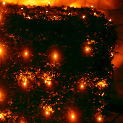 5mm 4’ x 6’ Orange LED Net Lights - Christmas Lights