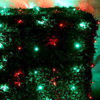5mm 4' x 6' Red, Green LED Net Lights, Green Wire