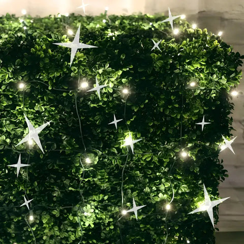 5mm 4’ x 6’ Warm White DreamSpark® Smooth Fade LED Net Lights Green Wire - Christmas Lights