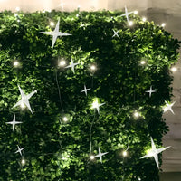 5mm 4' x 6' Warm White Twinkle LED Net Lights, Green Wire