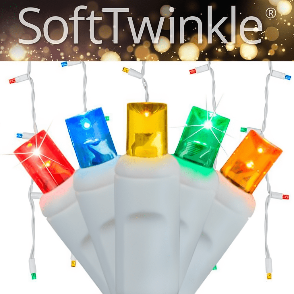 C9 RGB Color Changing Multicolor LED Christmas Light Bulbs