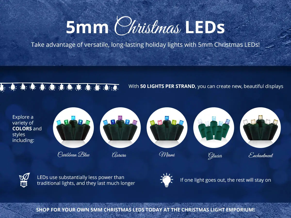 LED de Noël de 5 mm