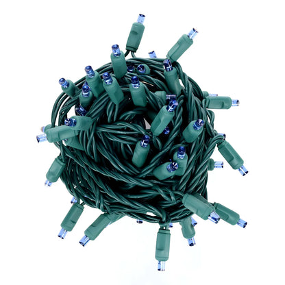 70 5mm Blue DreamSpark Slow Fade LED Christmas Lights 4’’ Spacing - Christmas Lights