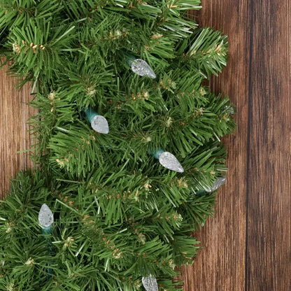 70 C6 Cool White LED Christmas Lights 4’’ Spacing - Christmas Lights